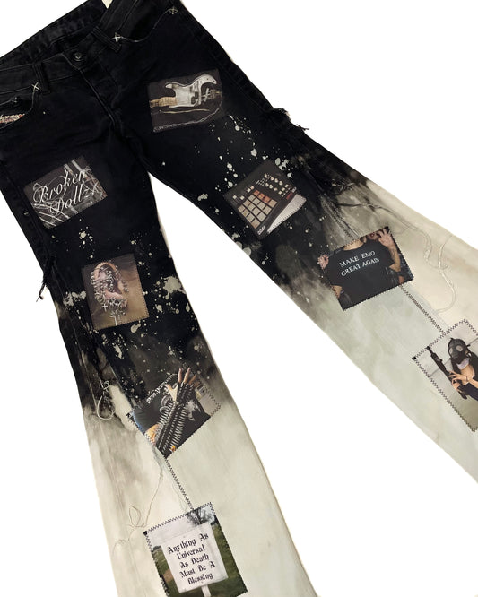 Bleached Emo Pants
