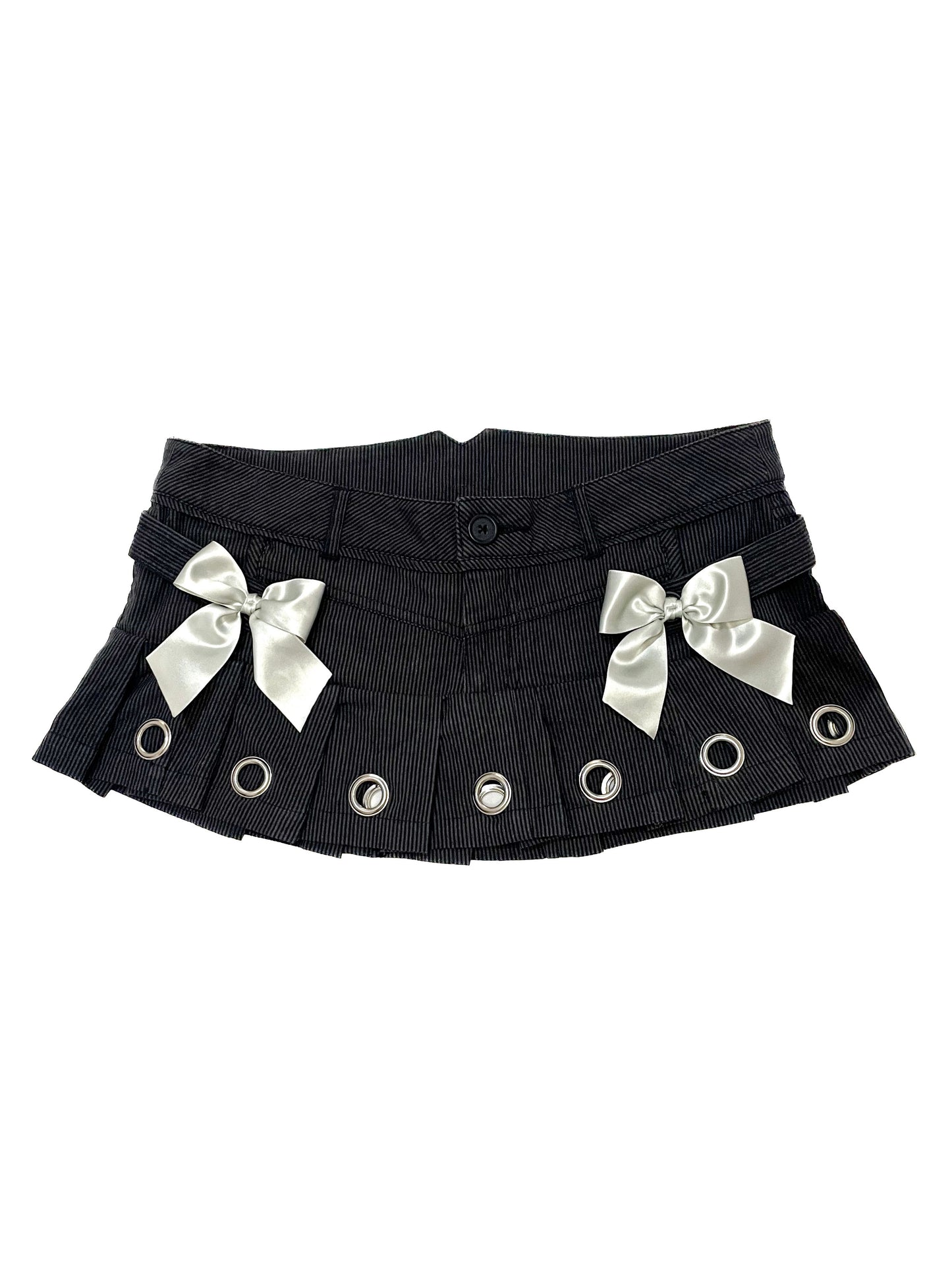 Pleated Bows Skirt