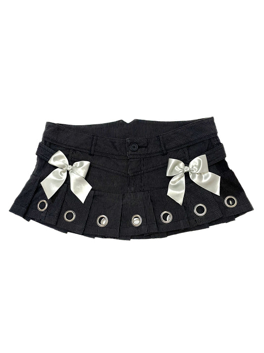 Pleated Bows Skirt